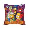 Pillow Cover Funny SSimpsons Green Polka Dot Family  Cute Funny Pillow Case For Sofa Couch Bed Living Room Pillowcases