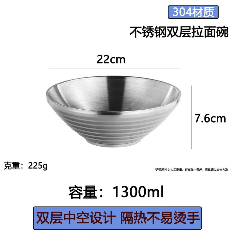 Коническая миска для лапши Qianshen из нержавеющей стали 304