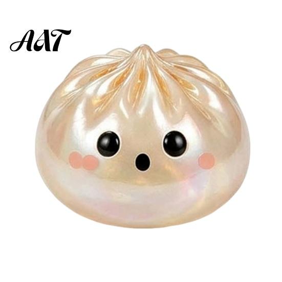 Dumpling Desk Toys 1/6Pcs Halloween Stress Relief Toy, Devil Pumpkin Eyeball Skeleton Squeeze Squeezing Balls Anxiety Reduction Dough Bun Fidget