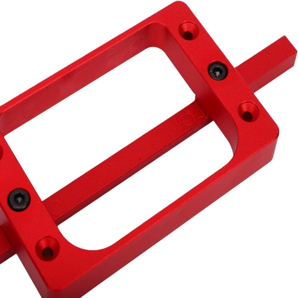 Drill Bit Included Door Hinge Jig Aluminum Alloy Hinge Template Hinge Mortise Template Woodworking