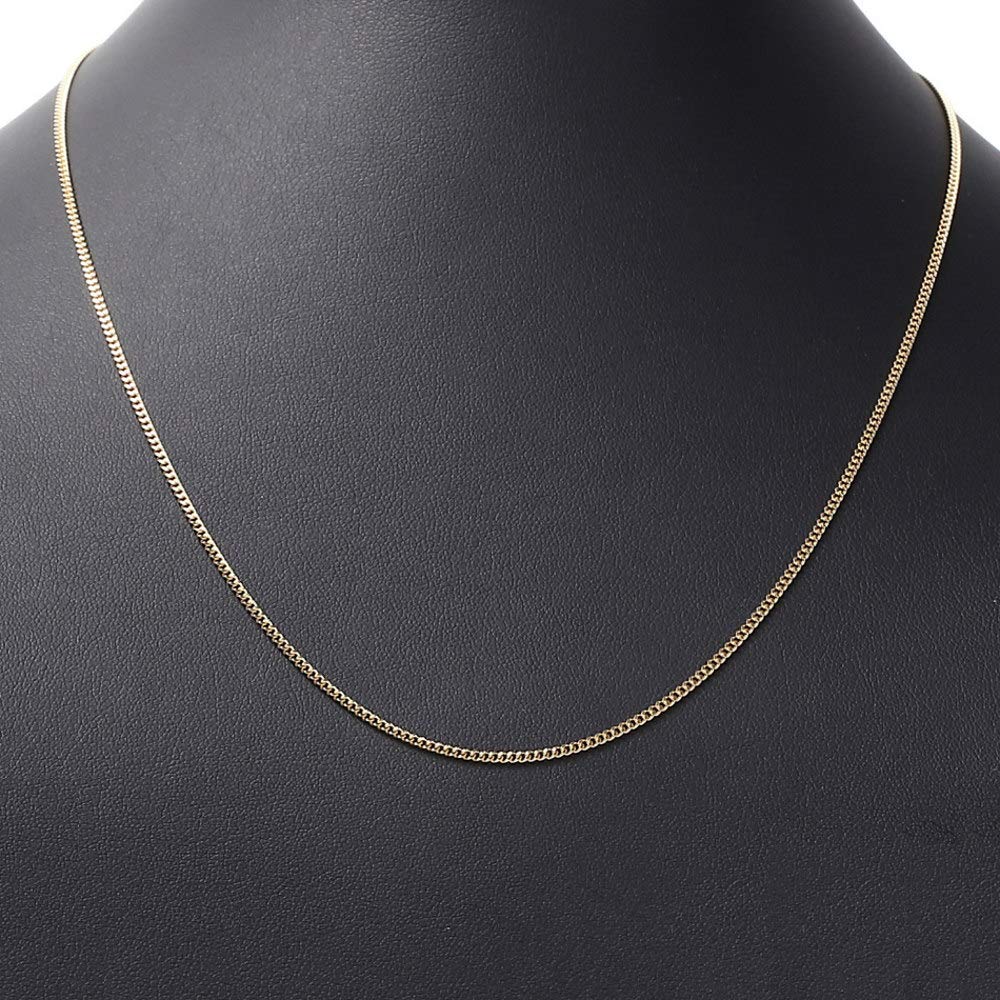 Goods 18K Kihei Necklace 2 Sides 5g 50cm Chain [Happy Shop] Men's Women's