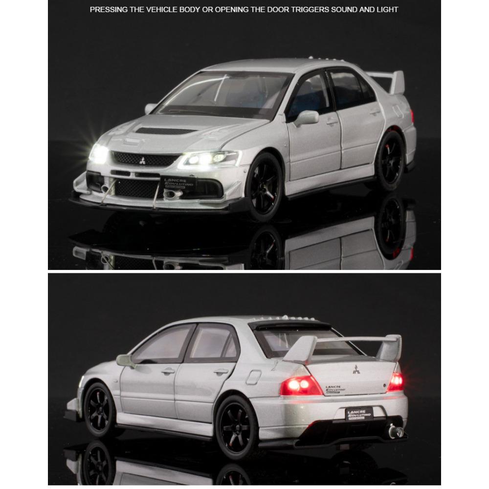1/32 Mitsubishi Lancer EVO IX литая модель игрушечная коллекционная игрушка со звуком и светом