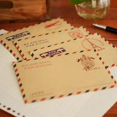 Ретро мини-конверты в британском стиле - Классическая европейская крафт-бумага, Милый маленький дизайн