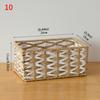 Woven Storage Basket Handmade Paper Rope Basket Storage Bin Woven Organiser Box For Living Room Entryway Bedroom Dresser