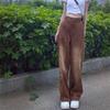 2022 Autumn Korean Stytle Trend Vintage Fashion Jeans Pants for Women Straight Baggy Woman Trousers Hippie Pant Patchwork Cowboy