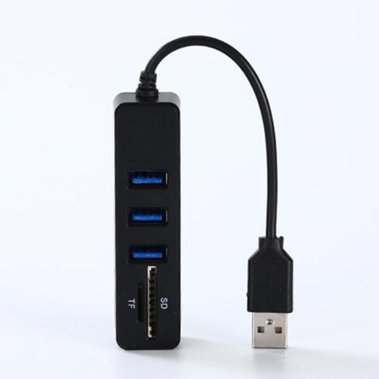 USB-хаб Многофункциональная док-станция Plug and Play Высокоскоростная передача данных USB2.0 Кардридер SD/TF 5-в-1 Многопортовый адаптер