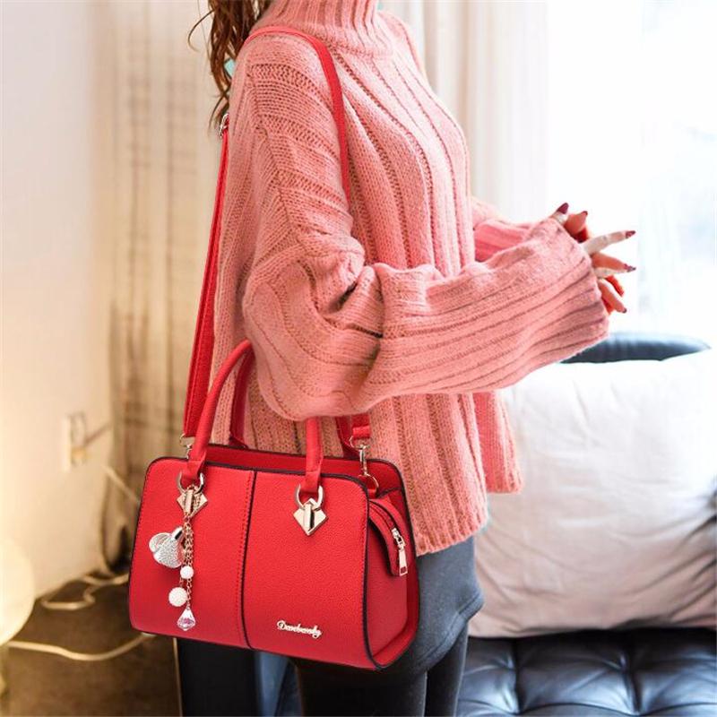 Shoulder Bag with Flower Tassel Crossbody Bags Handbag for Women