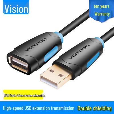 Vixun 5м USB удлинительный кабель - папа-мама для флешек, мышей, клавиатур, передачи данных и зарядки.