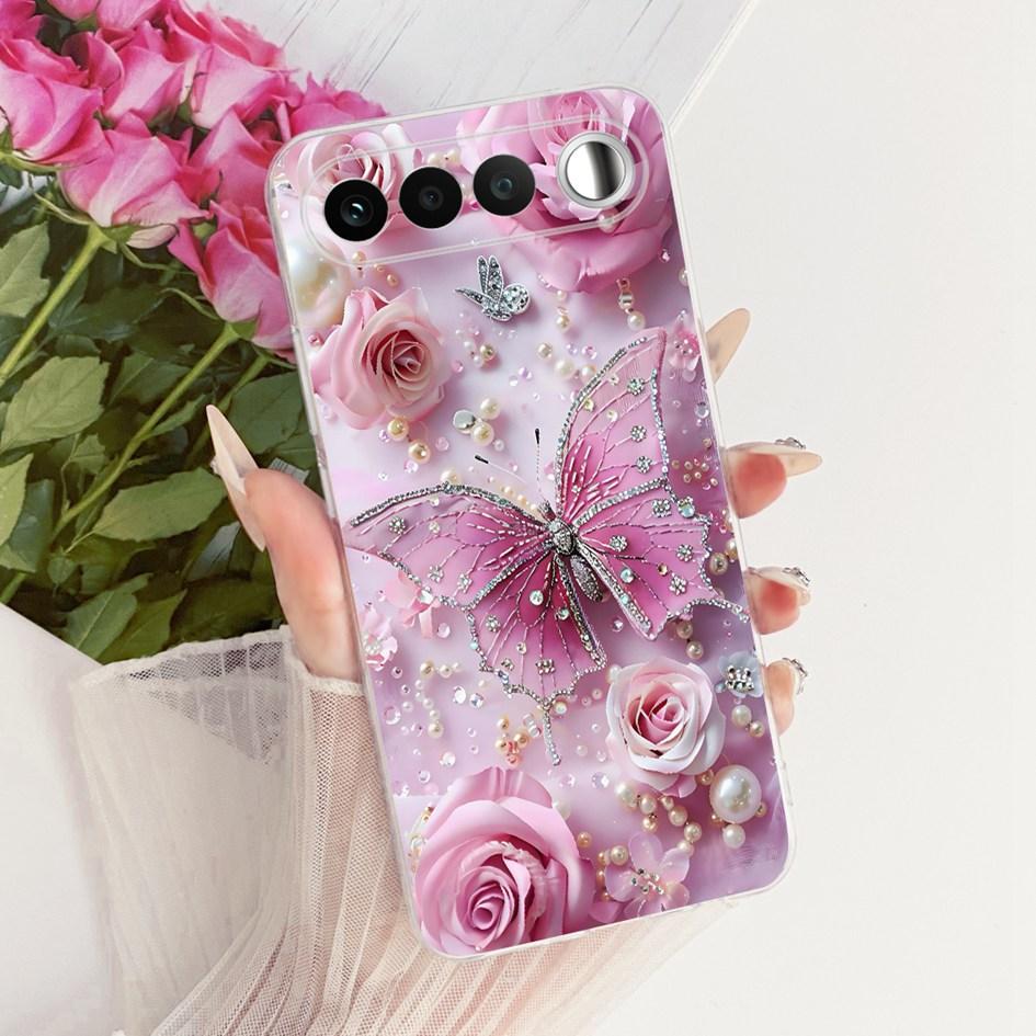 Чехол для Realme 16 5G 2026 Милый Мультяшный Рисунок Мягкий Прозрачный Силикон Ударопрочный Тонкий Чехол-Оболочка для Телефона Realme16 RMX5171