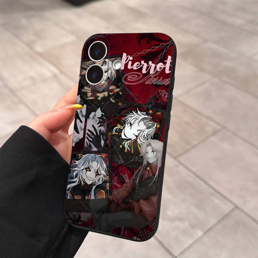 Чехол для телефона 'Цирк уродов Пьеро' для iPhone 17 16 14 15 13 12 11 Pro Max Plus Силиконовый мягкий чехол