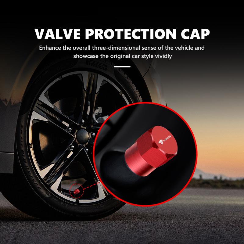 For Toyota Car Logo Wheel Tire Valve Caps Tyre Rim Stem Cover Decorative Accessories MTV2 Harrier RAV4 CHR Corolla Camry Highlander