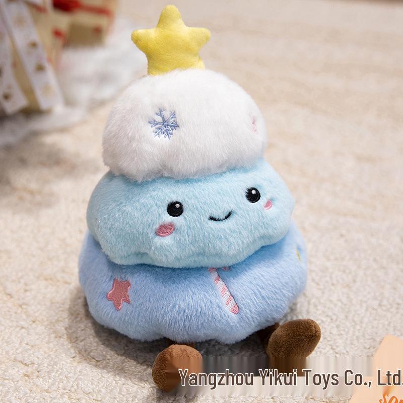 Плюшевая игрушка "Рождественская елка" 2026 - Милая праздничная подушка и украшение