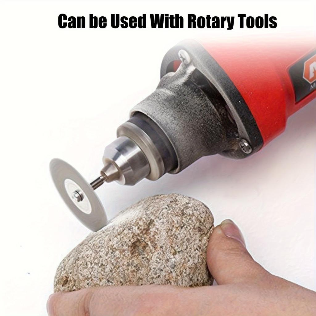 Алмазный отрезной диск Диски Дисковая пила Отрезной вращающийся инструмент Диск Мини-сверло Оправка Дерево Камень Пластик Стекло Острый резак