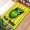 Jamaica Football Crest Custom Name Carpet Rug For Living Room Bedroom Home Sofa Decoration Kids Play Nonslip Floor Mat