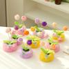 1Pc Simulated Potted Plant Souvenir Plush Home Decoration Plush Holiday Gifts Tulip Yarn Sunflower