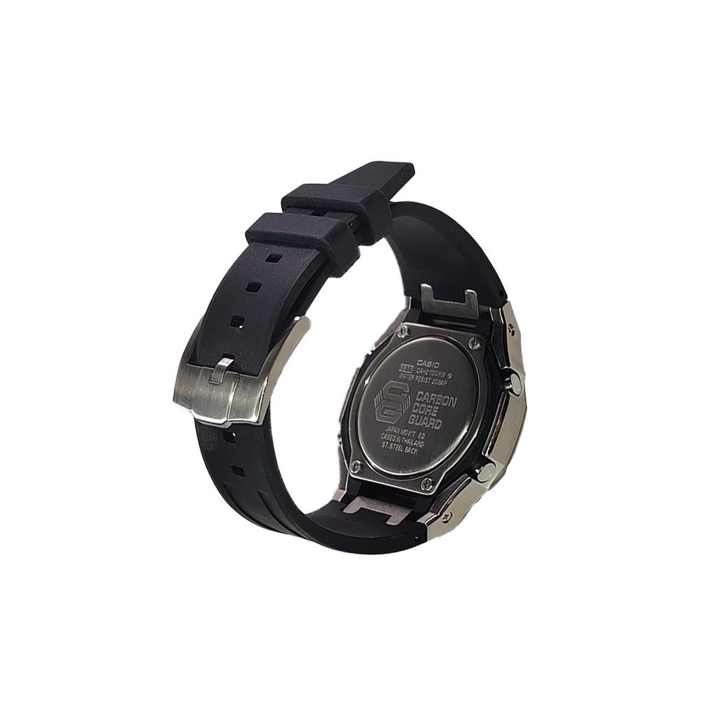 Casio Часы с кварцевым механизмом из коллекции Custom, ремешок из фторэластомера, мужские часы GA-2100RW-1A(Watch3--)
