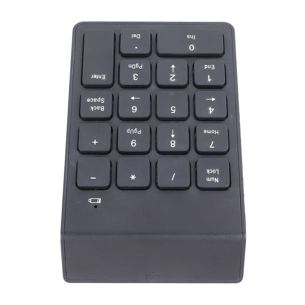 Wireless Number Pad BT5.0 Black 18 Keys Battery Powered Widely Compatible Numeric Keypad for Gaming