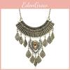 Дерево Богемное Ожерелье Лист Ювелирные Изделия с Дизайном Кисточки для Любителей Моды