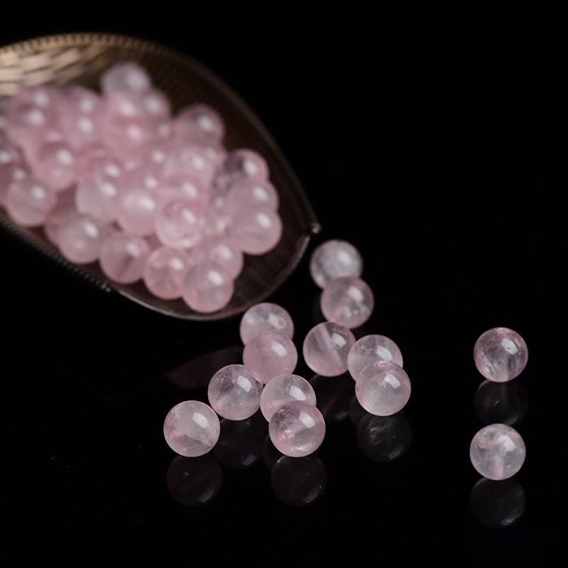 Розовый Кварц Розовый Мозамбик Желейные Бусины для DIY Браслета для Девочек с Персиковым Цветом