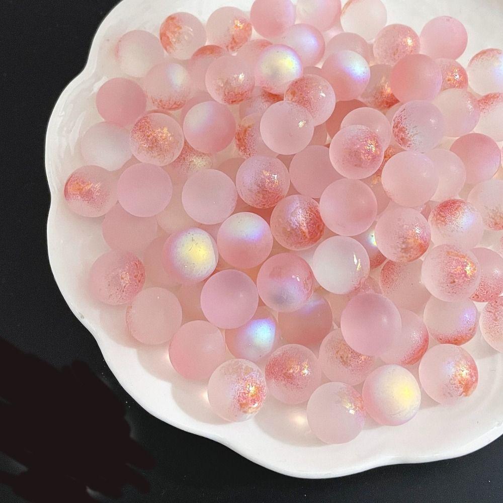 Clear Pinball Machine Charms Glass Beads Aquarium Toy Glass Marbles Balls Fish Tank Vase Decor