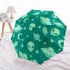 1pc Alien Space Automatic Open/close Folding Compact Umbrella, 8-Rib Sturdy Canopy, Lightweight Portable, Everyday Use, Gift,164