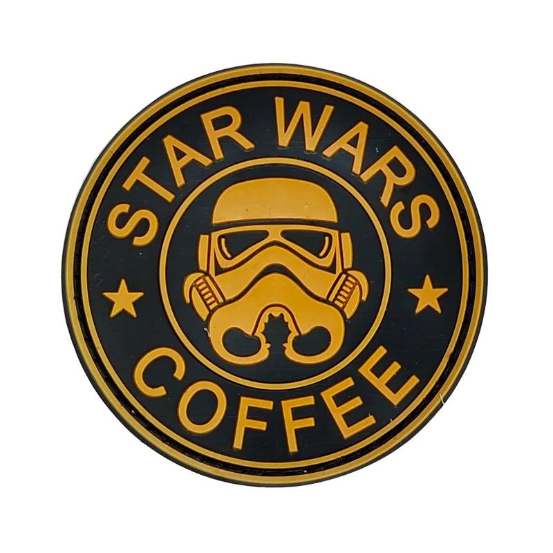 Star Wars Pvc Soft Rubber Badge, Interstellar Guard, Imperial Soldier, Adhesive Nylon Fastener Patch, Anime Decoration