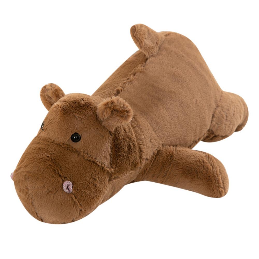 Милая плюшевая кукла-бегемот, мягкая кукла-бегемот, плюшевые игрушки-бегемоты Moo Deng, украшение для дивана