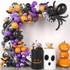 Halloween Spider Eye Balloon Halloween Party Decoration Kit Halloween Balloon Arch Wreath Kit