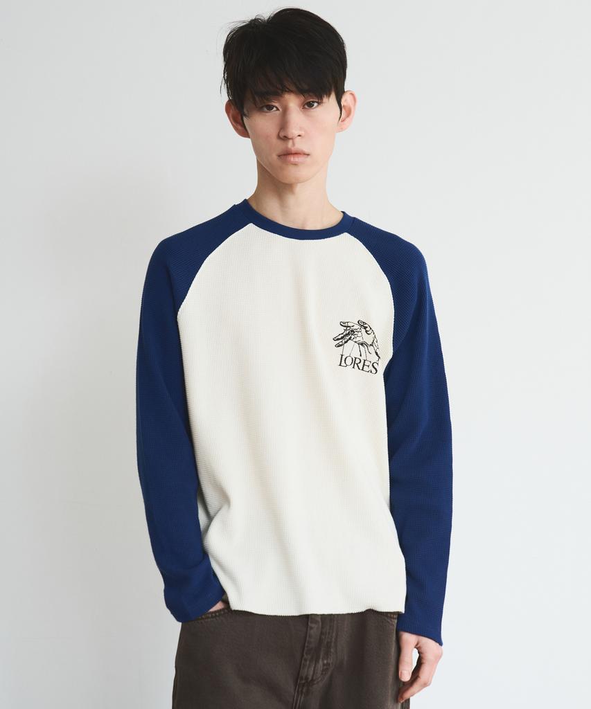 LORES 2-Tone Raglan Thermal - Blue