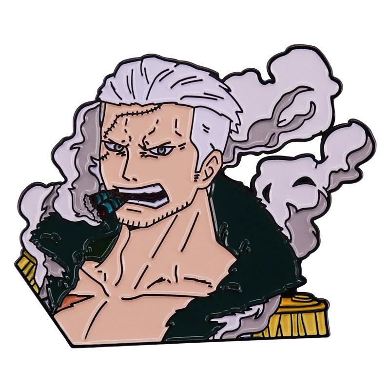 C7G Японское аниме One Piece Эмалевый значок Обезьяна Д. Луффи Металлическая мультяшная брошь Мужские Женские Броши Крутые Значки для портфеля Украсить