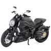 Модель мотоцикла Ducati Diavel в масштабе 1/12, литая модель из сплава, детская игрушка, детский подарок, подарок на день рождения для мальчиков, выставочная модель