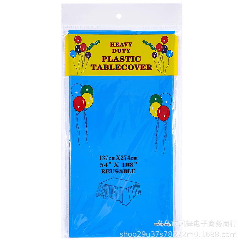 Popular Solid Color Tablecloth Restaurant Tablecloth Disposable Party Table Tablecloth Party Decoration Supplies Disposable Tablecloth