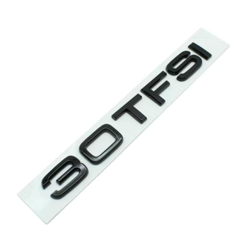 2026 3D ABS 30TFSI 35 40 45 50 55 TFSI label car stickers for 4YTFG A3 A4 A6L A7 8 series rear trunk displacement logo decorate decal