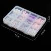 Shimmer Jelly Rhinestones Mixed Bowknot Nail Art Decorations Hot 3D Nail Charms  for Nail Art