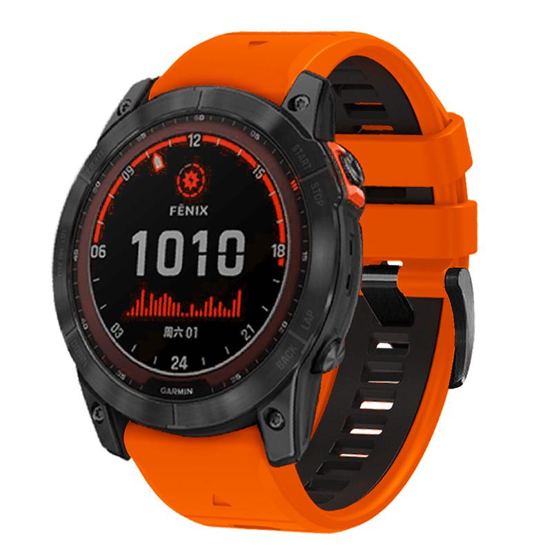 22 26MM силиконовый ремешок для часов Garmin Fenix 7 7X 6X 6 Pro 5 5X Plus Epix Gen2 Enduro 2 WristStrap QuickFit Release Bracele