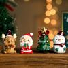 2025 New Small Christmas Decoration Desktop Ornament Santa Claus Snowman Gift for Creating Festive Atmosphere