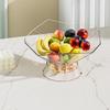 Decorative Pedestal Bowl Food Snack Serving Basket Candy Multipurpose Fruit for Picnic Bathroom