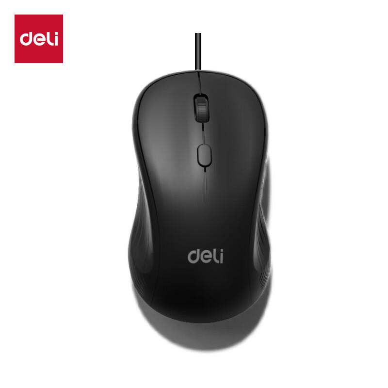 Deli Проводная USB-мышь для офиса LN10