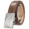1Pcs Prismatic Men'S Belt Korean Version Tide Automatic Buckle Men'S Cowhide Belt Fashion Belt Ly36-1339-1
