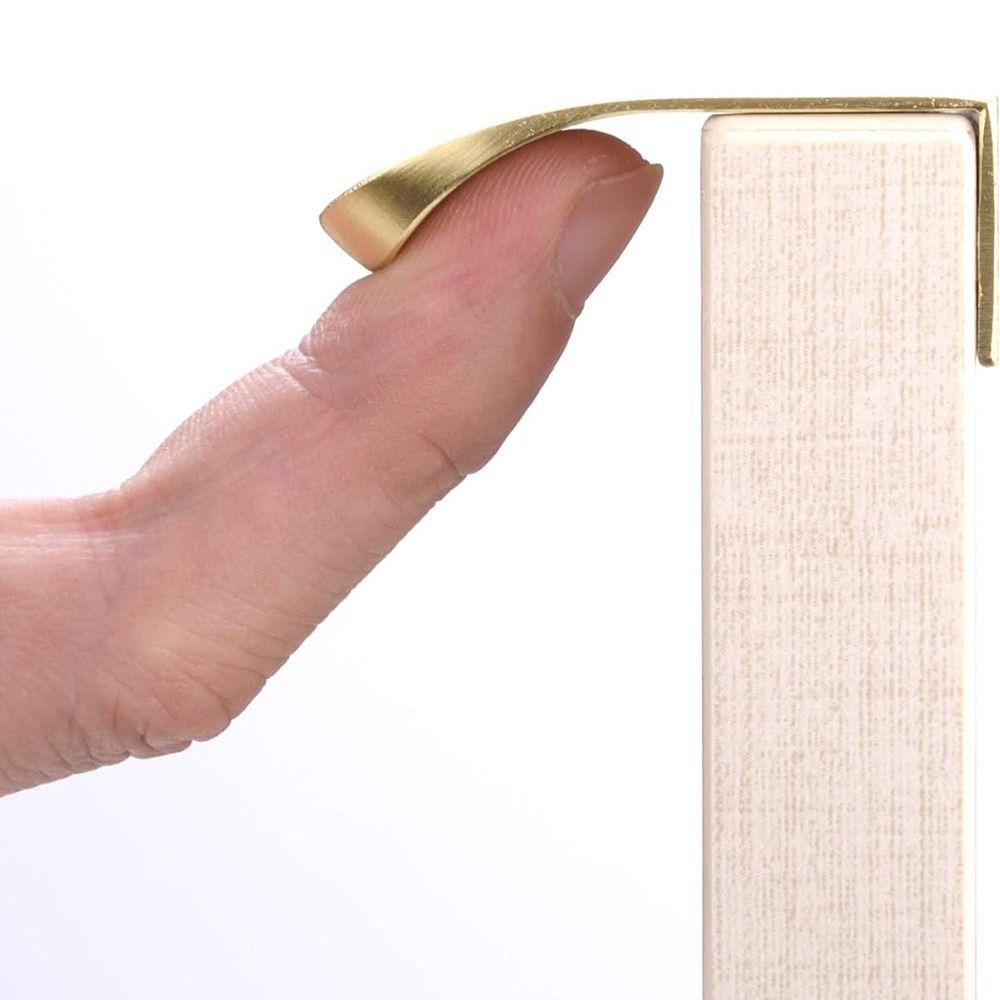 Кухонная кромка, ручка-пуля для пальцев, скрытые ручки для шкафов, аксессуары, скрытые ручки-рейлинги