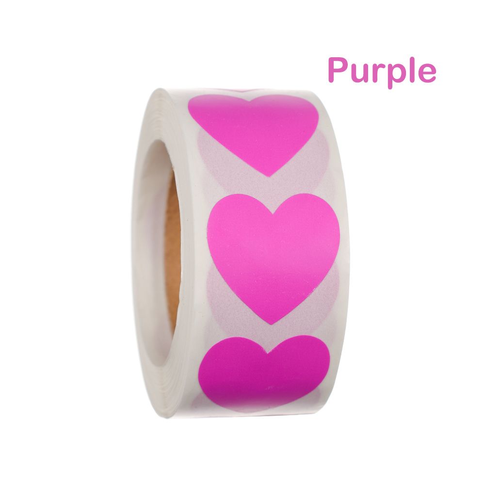 Party Supplies Stationery Gift Packaging Sticker Love Heart Shaped Seal Labels Scrapbooking
