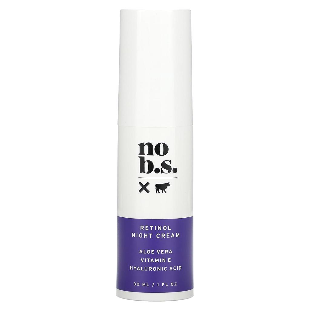 No BS Skincare Retinol Night Cream, 1 Fl Oz (30 Ml)