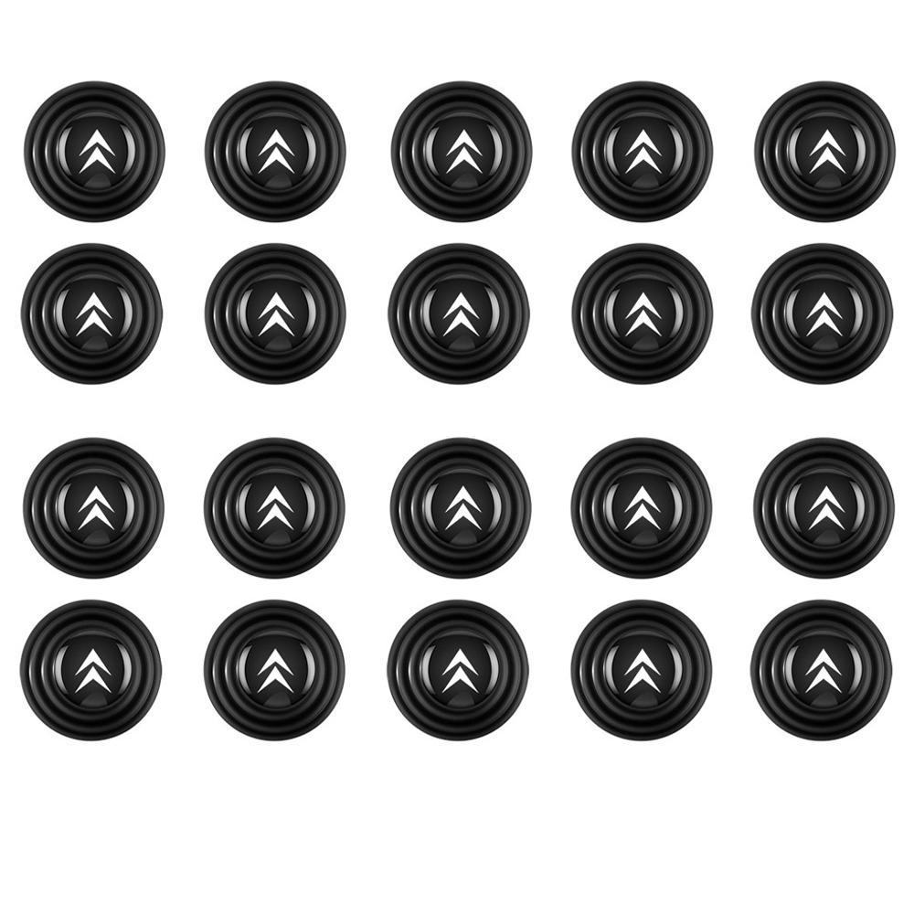 VYTR5 4/10pcs Car Door Trunk Sound Insulation Shock Absorbing Anti-collision Pad Stickers Accessories For Citroen C4 Picasso Xsara C5