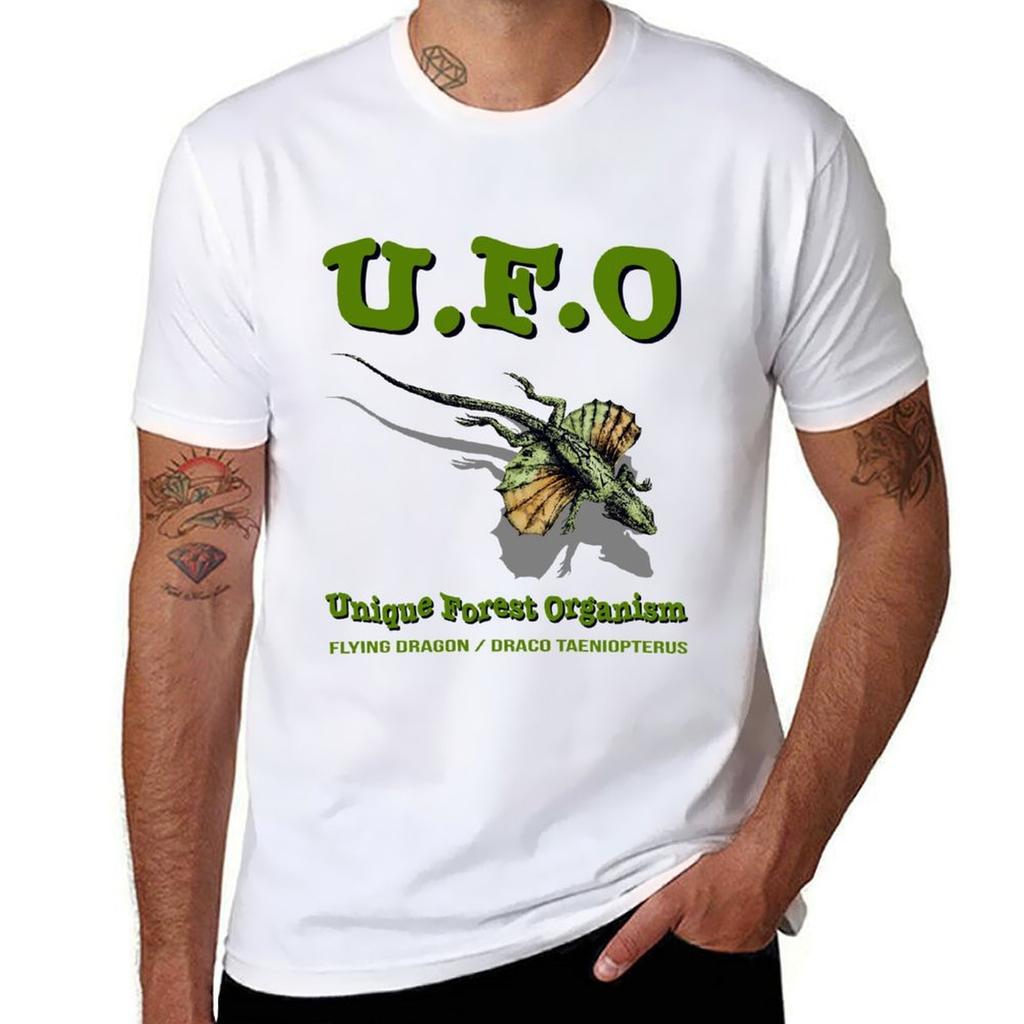 Ufo Flying Dragon TShirt Big And Tall Loose Fit TShirt