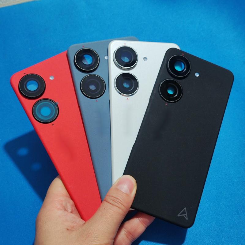 Задняя крышка аккумулятора для ASUS Zenfone 10 с крышкой объектива камеры, запчасти для замены телефона