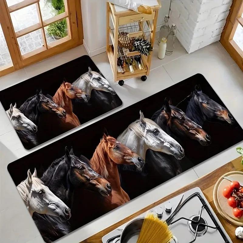 1 шт. Кухонные коврики с рисунком курицы, нескользящие, коврики для дома, для двери, поп-дизайн, коврики для ванной комнаты, коврик для ванной, ковер для дома, декор для раковины, прачечной