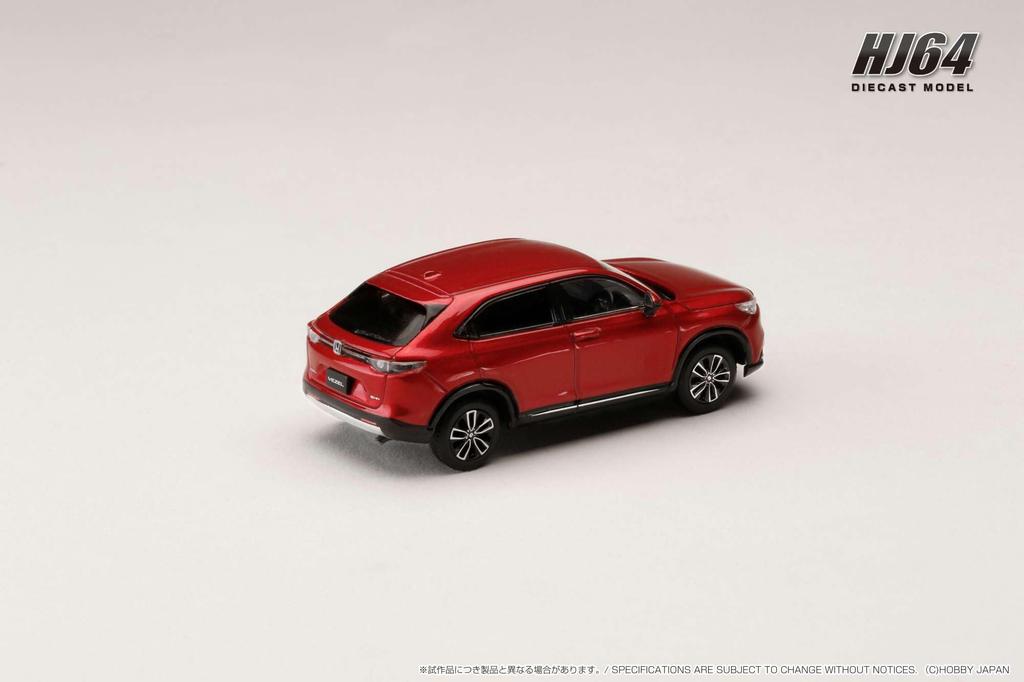 Honda VEZEL HEV Z Premium Crystal Red Metallic 1/64 e