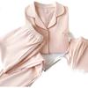MiiOW Women's Summer Pajama Set with Built-In Bra Pads, Pure Cotton  Simple Casual Short-Sleeve Thin Large Size Loungewear