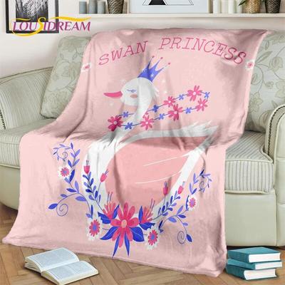 Одеяло Dream Cute Swan Cartoon Princess Cygnus HD, мягкое одеяло для дома, спальни, кровати, дивана, пикника, путешествия, офиса, детское одеяло