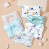 Baby Shaping Pillow: Newborn Anti-Bias Head Support, Pure Cotton Cartoon Design for Ages 0-3, Four-Season Use.